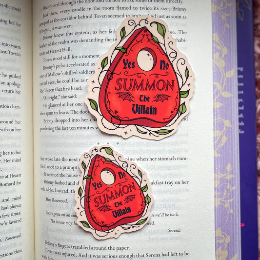 Ouija Romantasy Bookish Sticker Gothic Kindle Sticker Gift