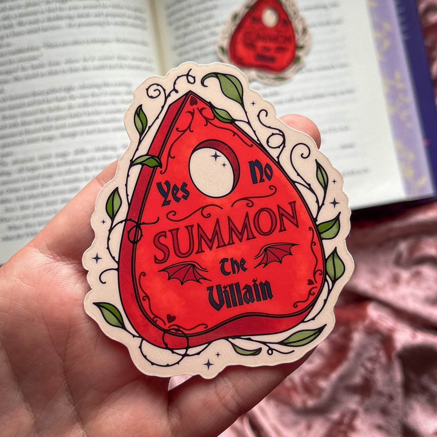 Ouija Romantasy Bookish Sticker Gothic Kindle Sticker Gift