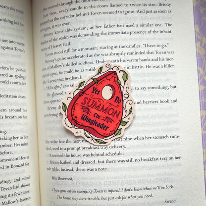 Ouija Romantasy Bookish Sticker Gothic Kindle Sticker Gift