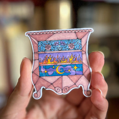 ACOTAR Dresser Bookish Sticker Romantasy Gift Kindle Sticker