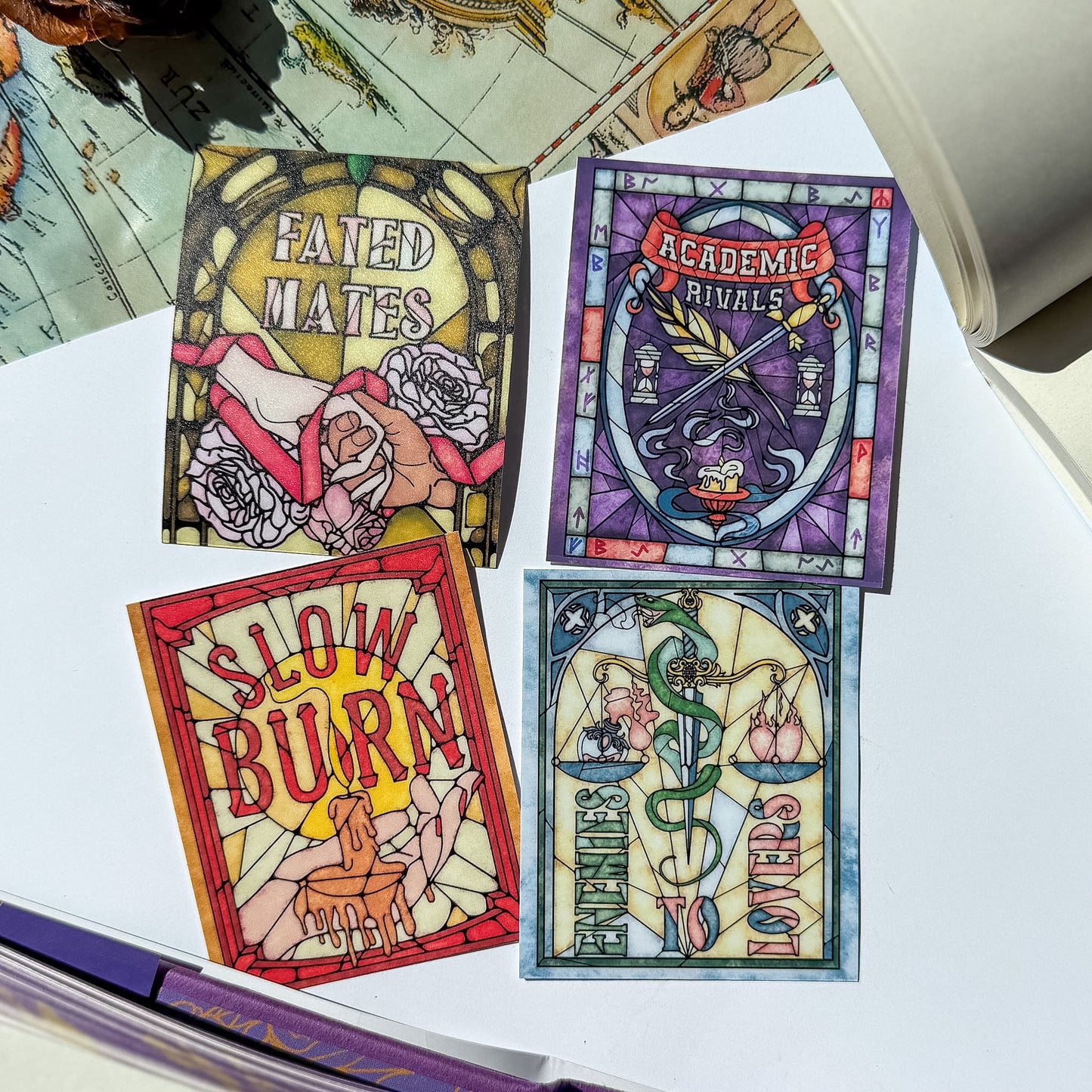 Book Tropes Romance Bookish Kindle Sticker