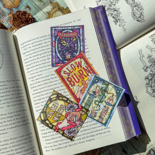 Book Tropes Romance Bookish Kindle Sticker