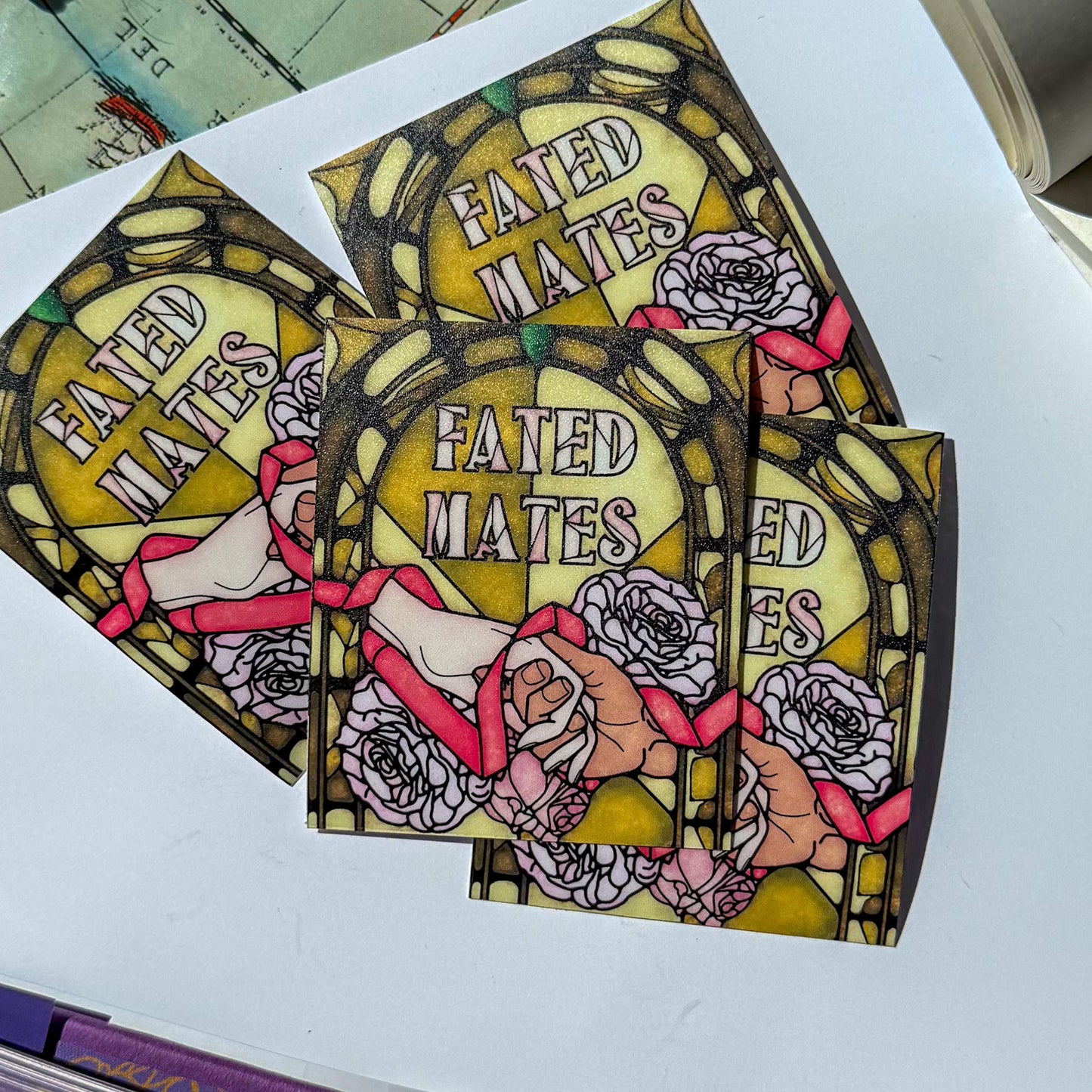 Book Tropes Romance Bookish Kindle Sticker