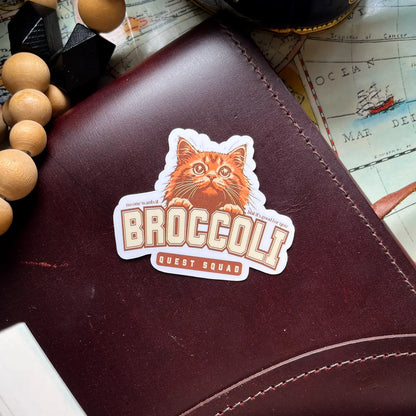 Broccoli Fourth Wing - Kindle Sticker Romantasy Book Gift