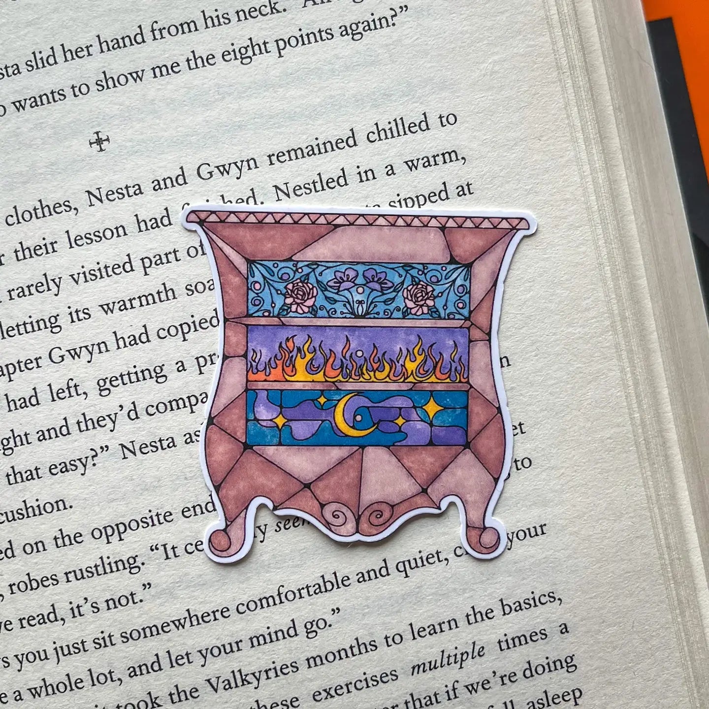 ACOTAR Dresser Bookish Sticker Romantasy Gift Kindle Sticker
