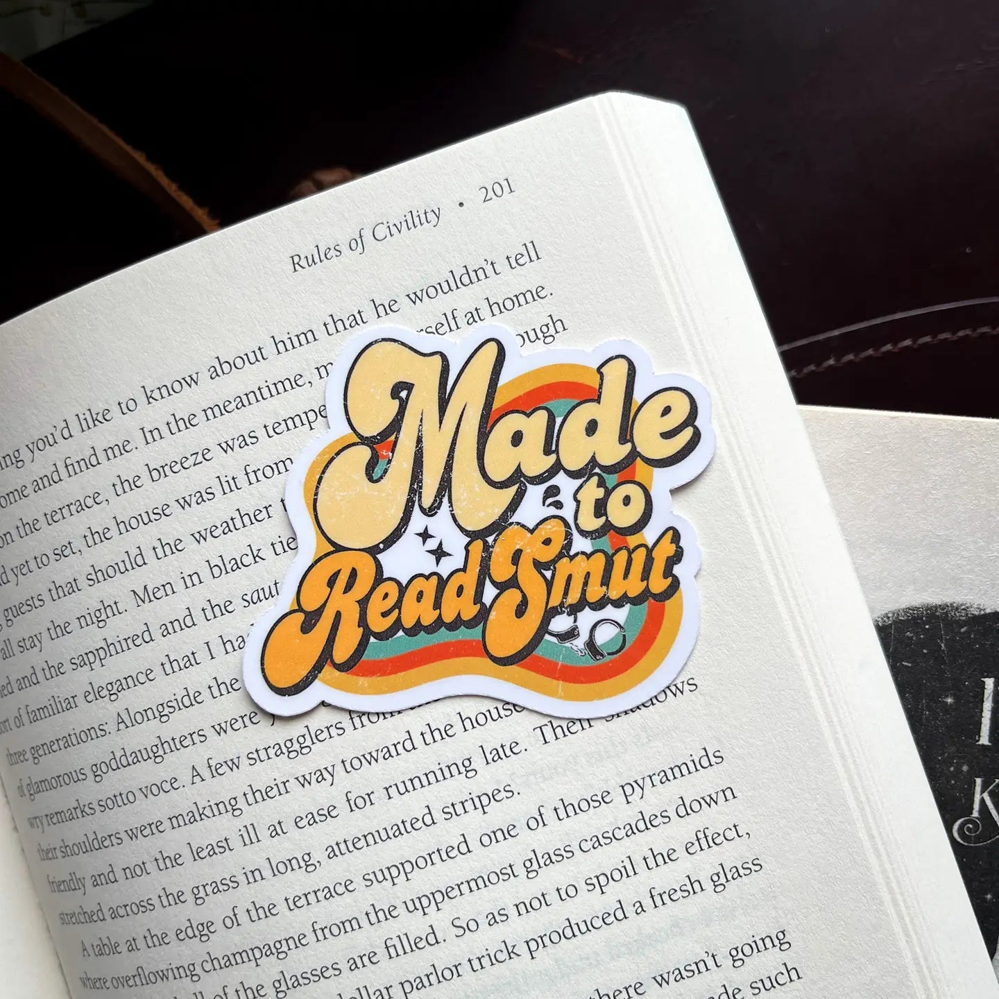 Retro Smut Bookish Sticker Romantasy Gift Fun Kindle Sticker