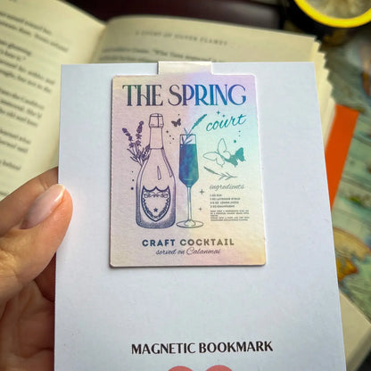 Magnetic Bookmark Romantasy ACOTAR Spring Court Bookish Gift
