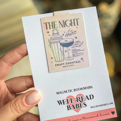 Magnetic Bookmark Romantasy ACOTAR Night Court Bookish Gift