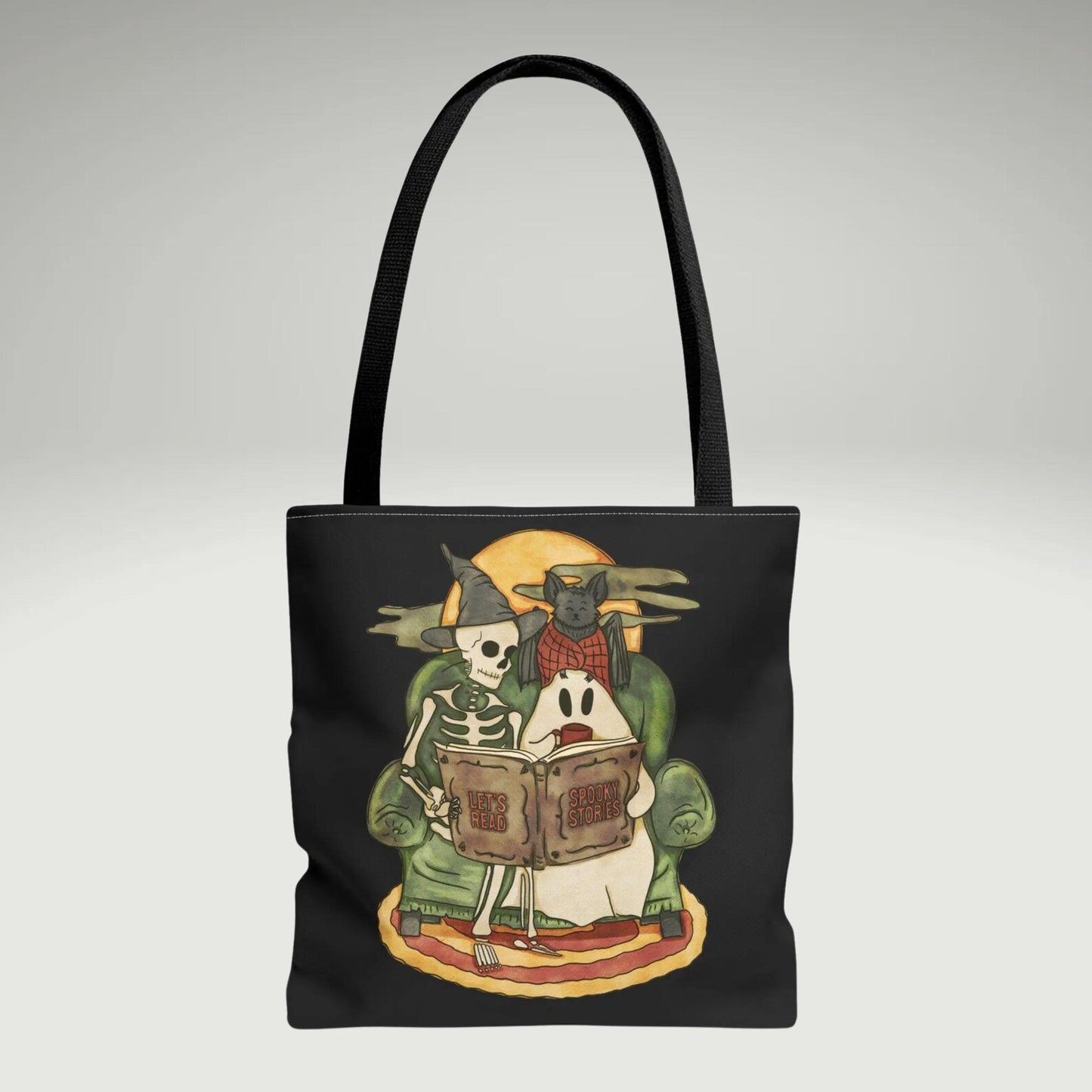 Halloween Tote Bag - Book Lover Purse