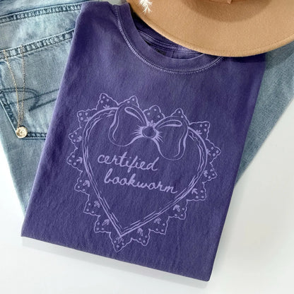 Certified Bookworm Shirt - Book Lover Tee