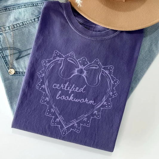 Certified Bookworm Shirt - Book Lover Tee