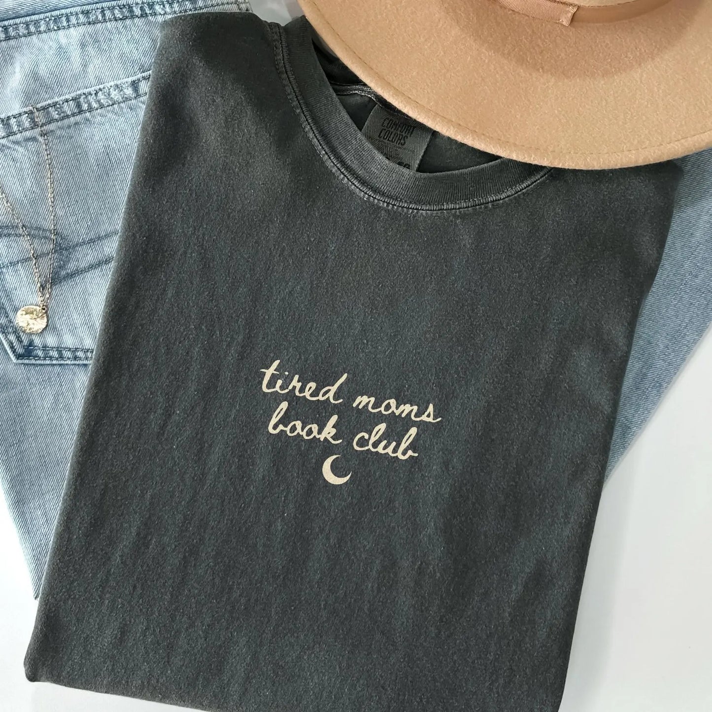 Tired Moms Book Club Shirt - Book Lover Tee