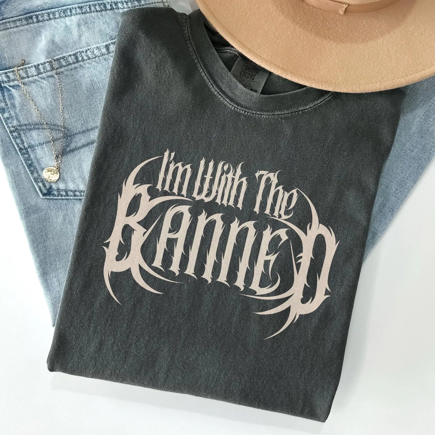 I'm With The Banned Shirt - Book Lover Tee