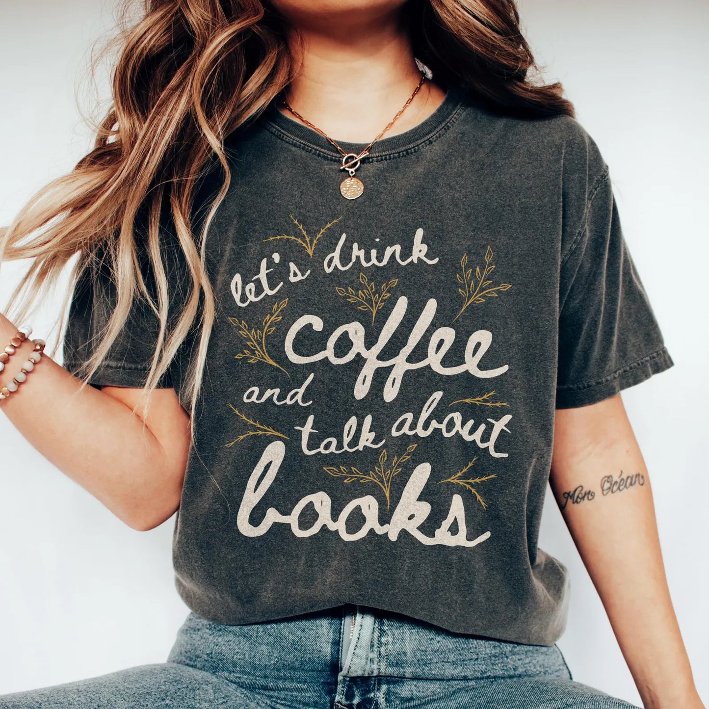 Coffee & Books T-Shirt - Book Lover Shirt
