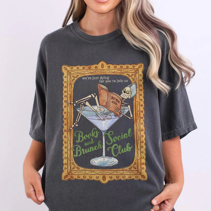 Halloween Book Club Shirt - Book Lover Tee