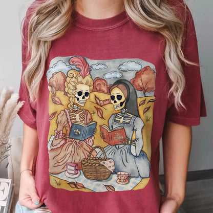 Halloween Book Bestie Shirt - Book Lover Tee