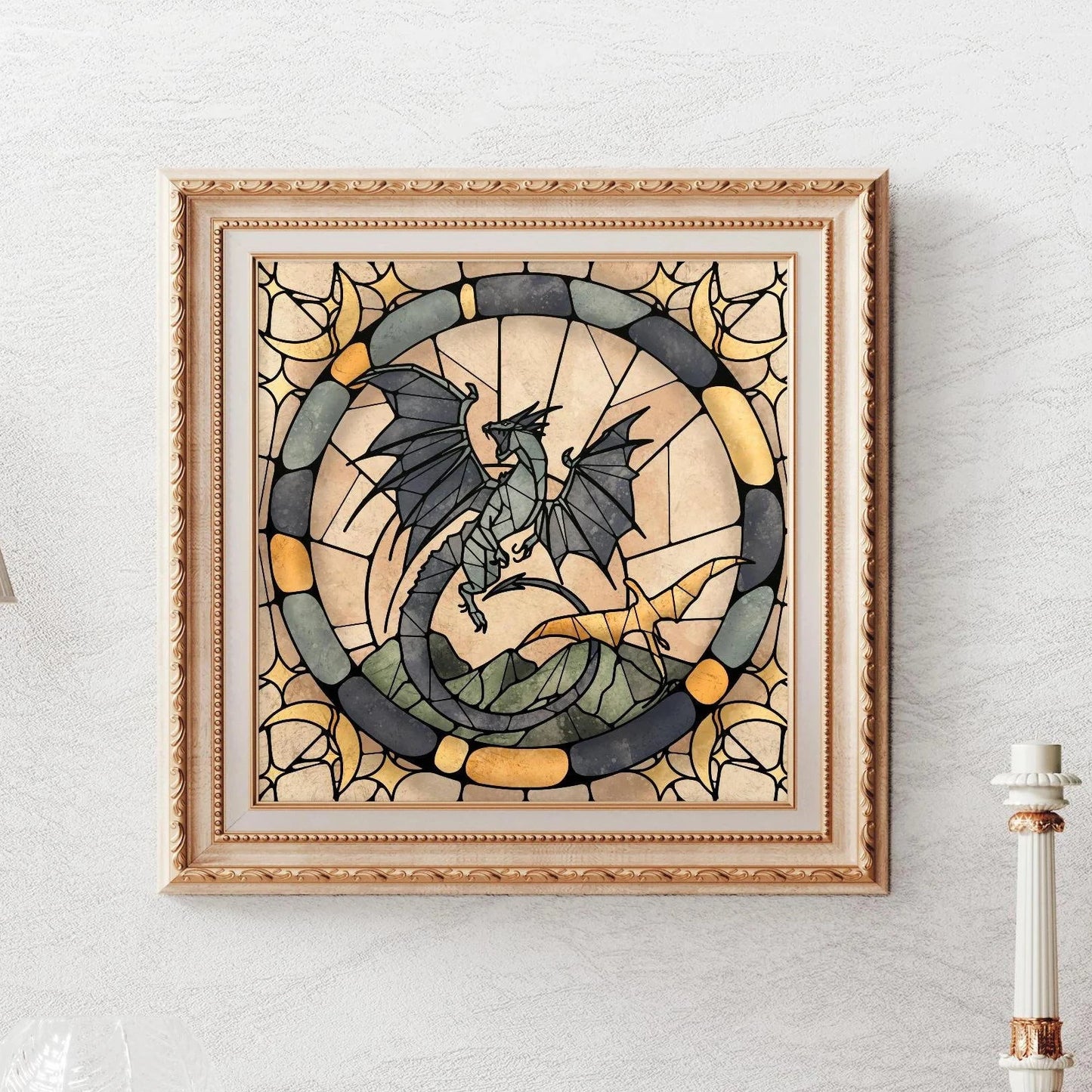 Fourth Wing Art Print - Basgiath Wall Art