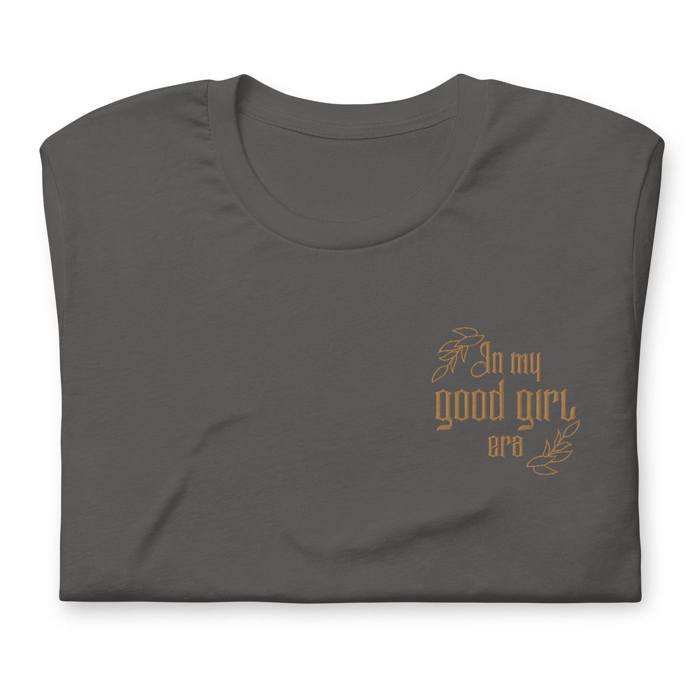 Embroidered Tee - In My Good Girl Era - Bookish Shirt