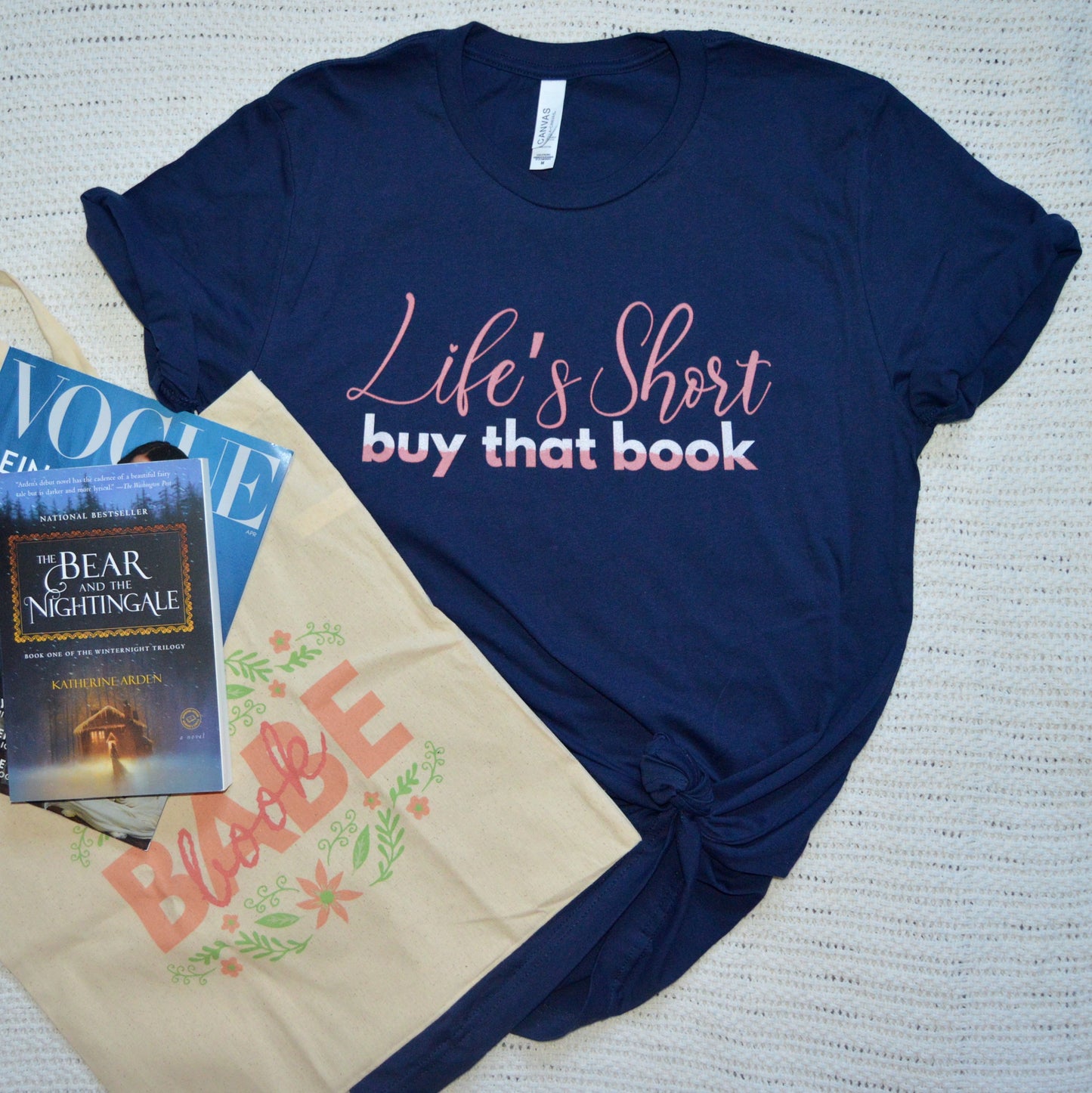 Life's short, buy that book - Funny Bookish T-Shirt