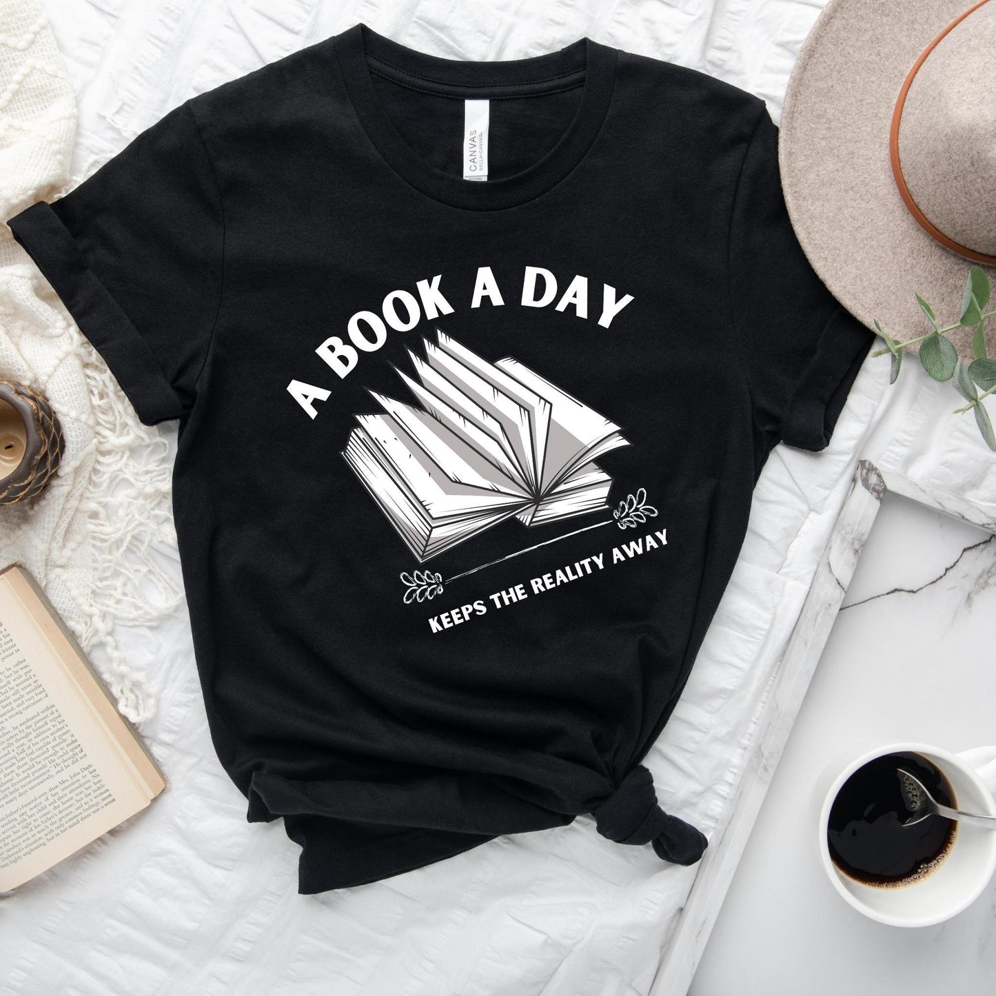 A Book A Day - Unisex T-Shirt - WellReadBabes