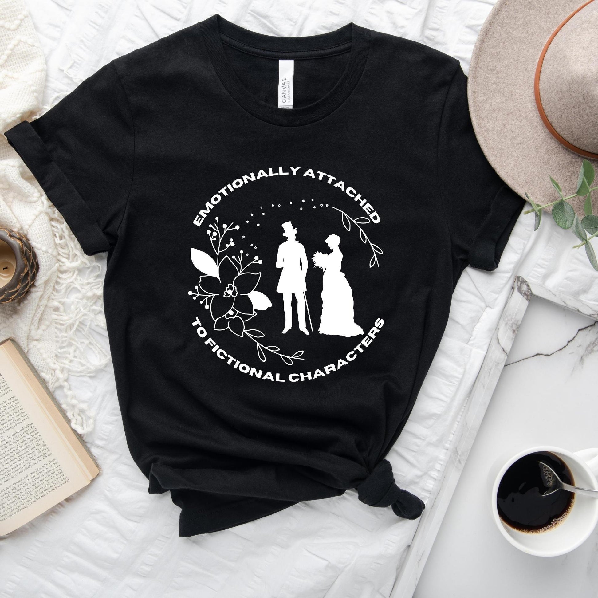 Emotionally Attached To Fictional Characters - Unisex T-Shirt - WellReadBabes