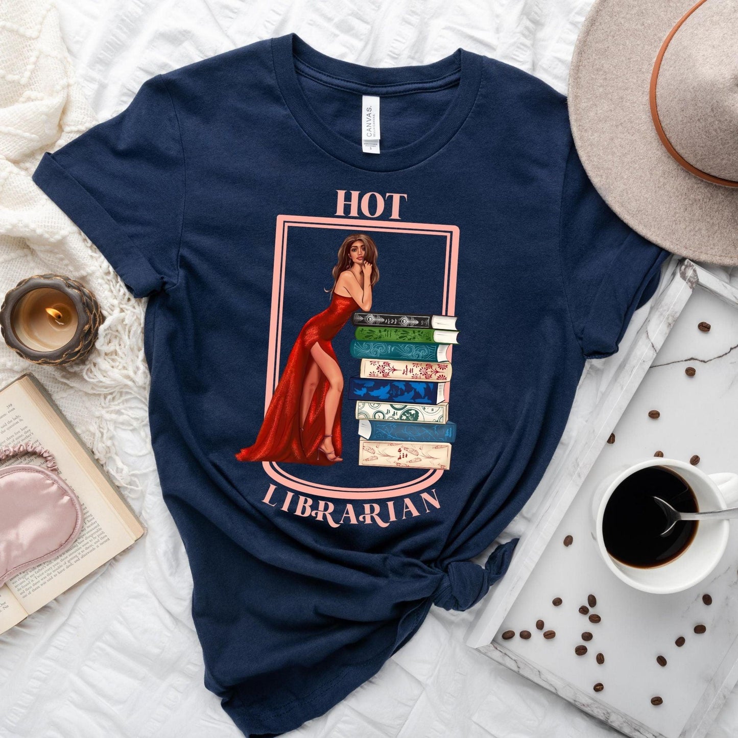 Hot Librarian - Unisex T-Shirt - WellReadBabes